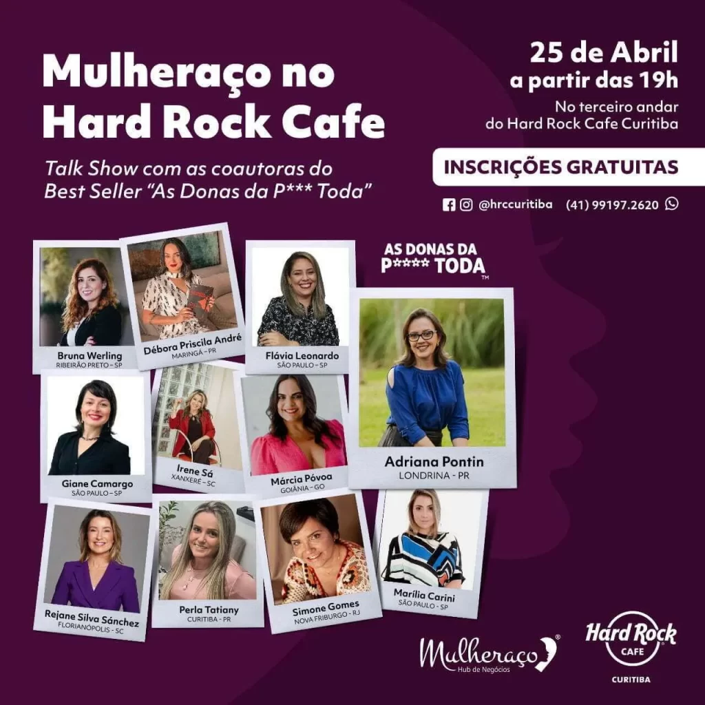 Mulheraço no Hard Rock Cafe Curitiba